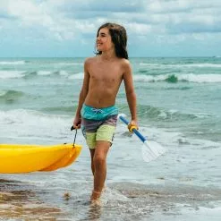 Pelican Sport Combo - 2 Solo Kids Kayaks With Paddles - Yellow/Blue -Cheap Pelican Sport Store Combo Solo Jaune Bleu Poignee LS2