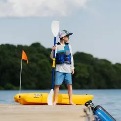 Pelican Sport Combo - 2 Solo Kids Kayaks With Paddles - Yellow -Cheap Pelican Sport Store Solokayak Pelican